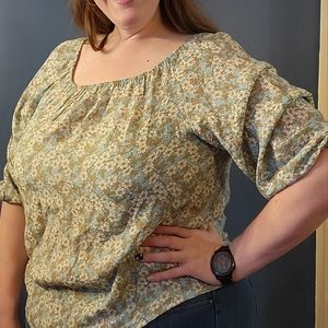 1x Cato floral dress shirt